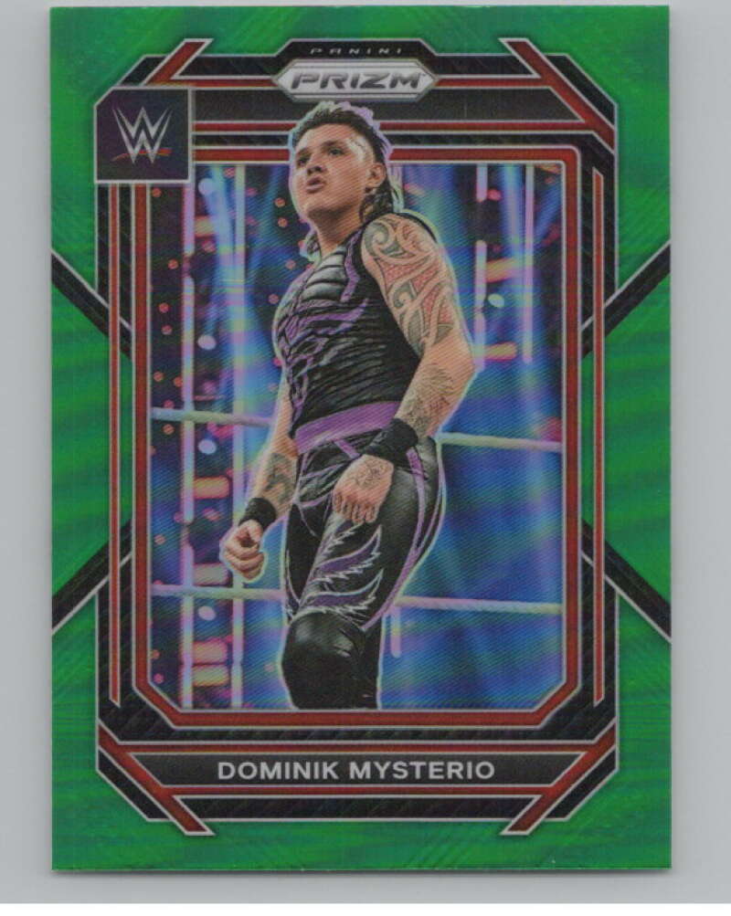 2023 Panini Prizm Vertical Prizms Green #173 Dominik Mysterio WWE  V98256 Image 1