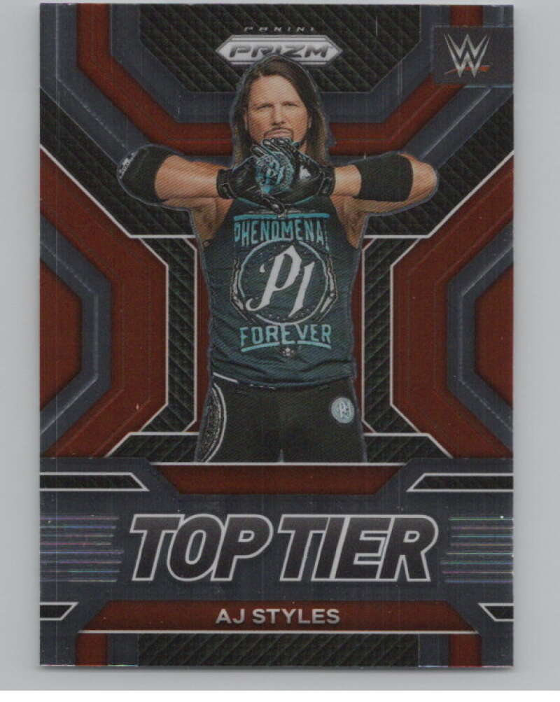 2023 Panini Prizm Top Tier #27 AJ Styles WWE  V98259 Image 1