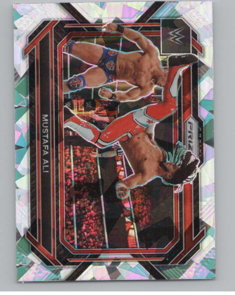 2023 Panini Prizm Horizontal Prizms Ice #7 Mustafa Ali WWE  V98268 Image 1