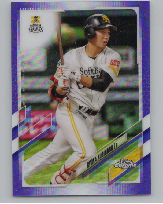 2021 Topps Chrome Nippon Refractor Purple #67 Ryoya Kurihara 261/299   V98280 Image 1