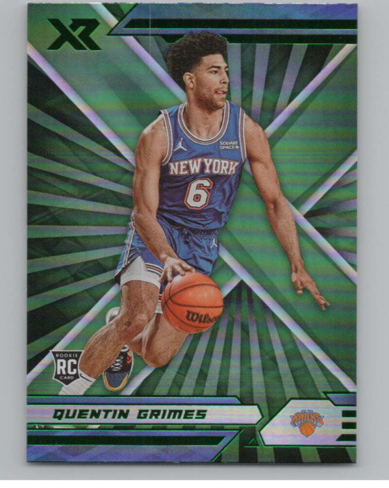 2021-22 Panini Chronicles Green #392 Quentin Grimes XR Rookie  V98293 Image 1