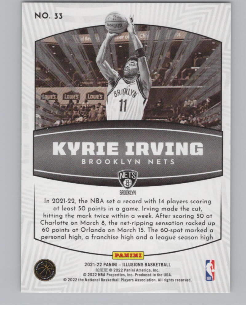 2021-22 Panini Illusions Operation Detonation #33 Kyrie Irving  V98300 Image 2