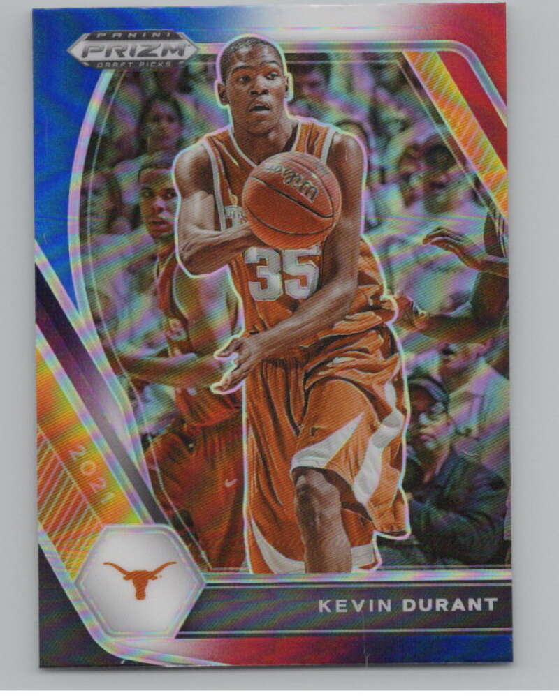 2021-22 Panini Prizm Draft Picks Prizms Red White Blue #52 Kevin Durant  V98305 Image 1