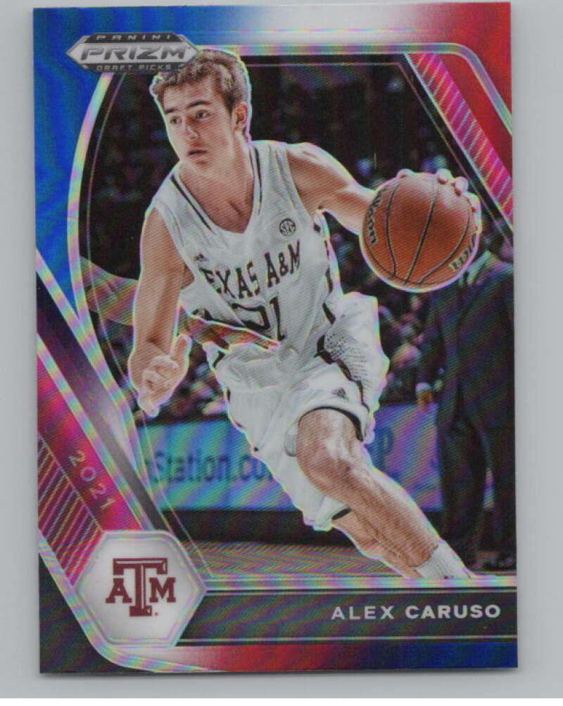 2021-22 Panini Prizm Draft Picks Prizms Red White Blue #76 Alex Caruso  V98306 Image 1