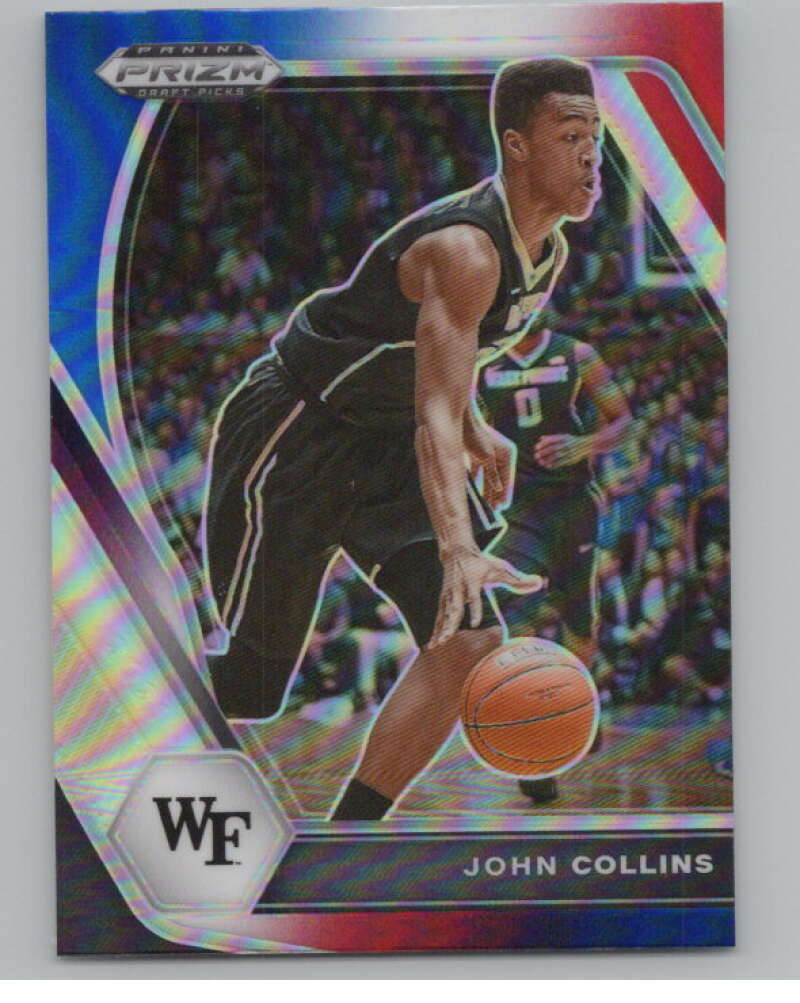 2021-22 Panini Prizm Draft Picks Prizms Red White Blue #94 John Collins  V98307 Image 1