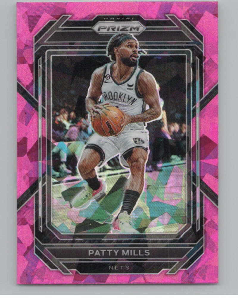 2022-23 Panini Prizm Prizms Pink Ice #18 Patty Mills  V98309 Image 1