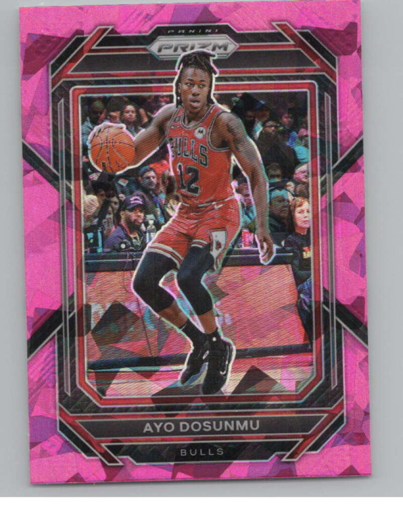 2022-23 Panini Prizm Prizms Pink Ice #79 Ayo Dosunmu  V98313 Image 1