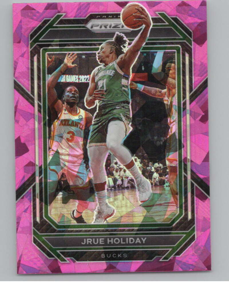 2022-23 Panini Prizm Prizms Pink Ice #113 Jrue Holiday  V98316 Image 1