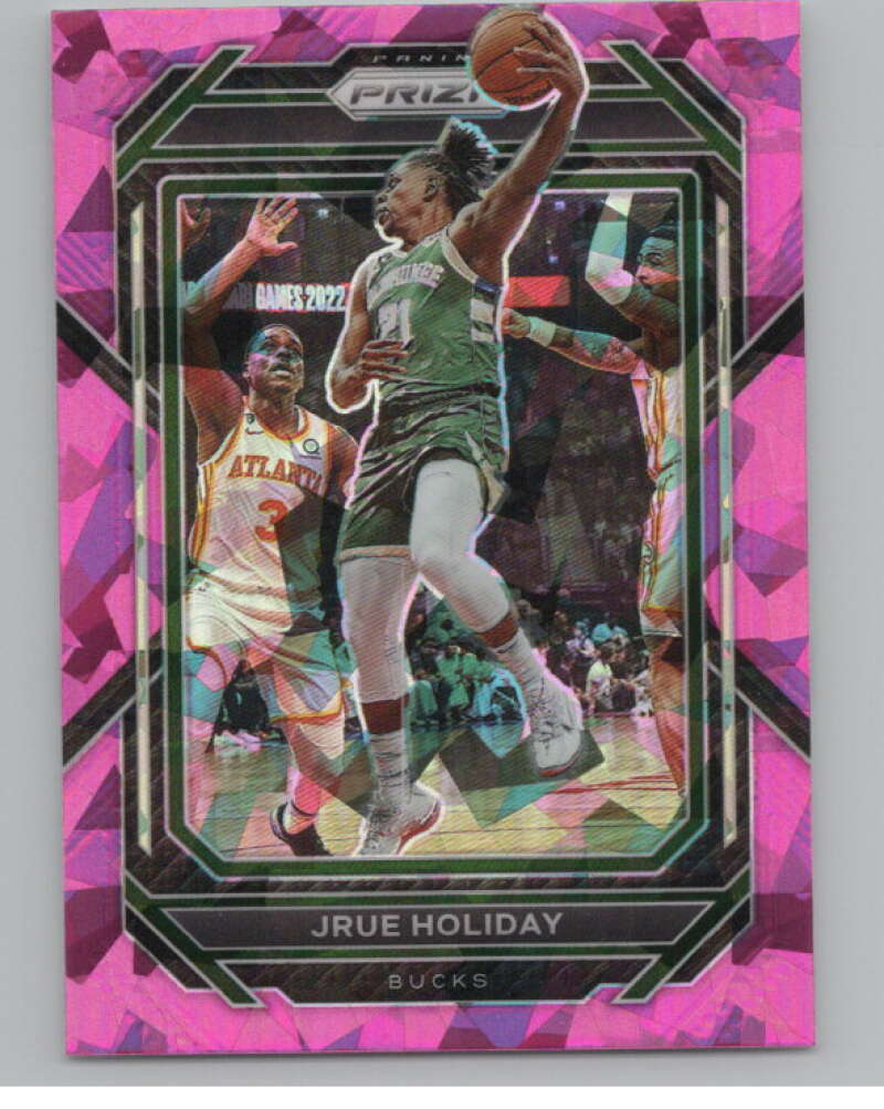 2022-23 Panini Prizm Prizms Pink Ice #113 Jrue Holiday  V98317 Image 1