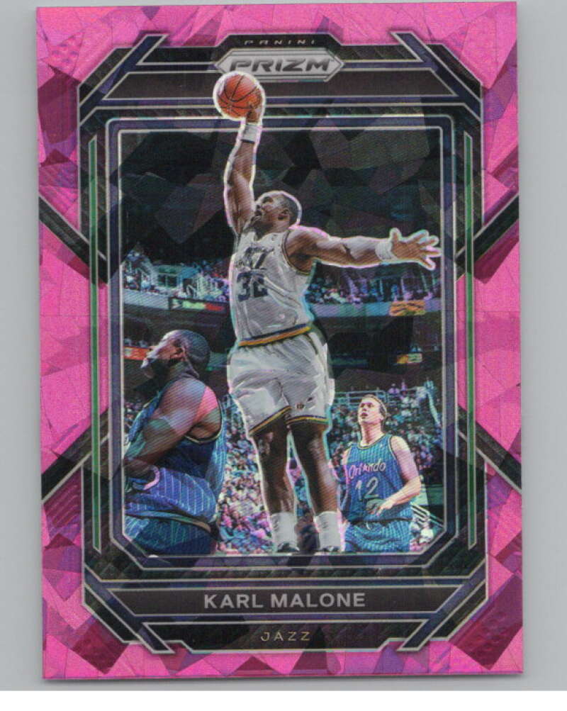 2022-23 Panini Prizm Prizms Pink Ice #284 Karl Malone  V98324 Image 1