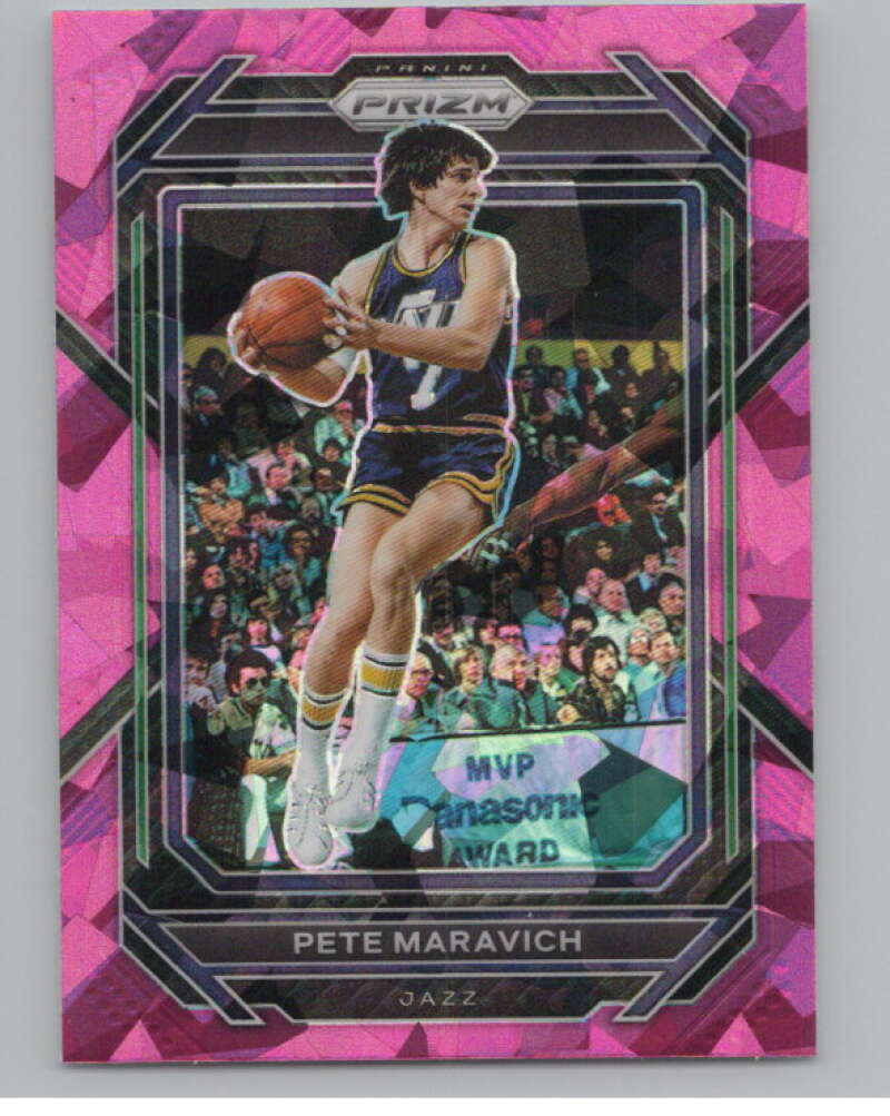 2022-23 Panini Prizm Prizms Pink Ice #286 Pete Maravich   V98326 Image 1