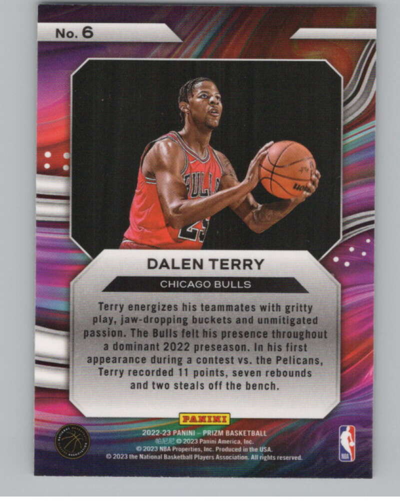 2022-23 Panini Prizm Instant Impact #6 Dalen Terry  V98333 Image 2