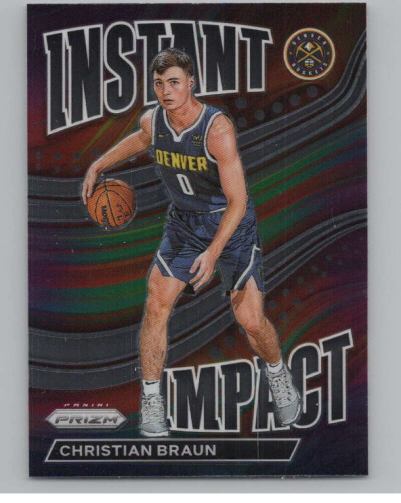 2022-23 Panini Prizm Instant Impact #8 Christian Braun  V98334 Image 1