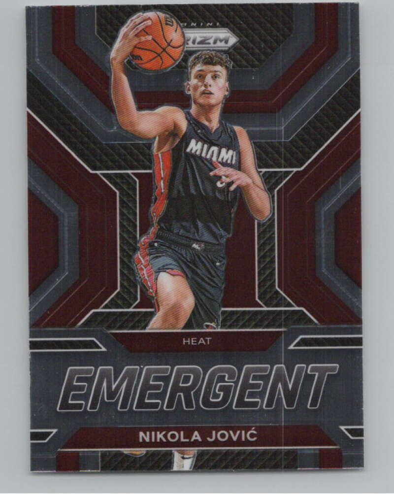 2022-23 Panini Prizm Emergent #17 Nikola Jovic  V98340 Image 1