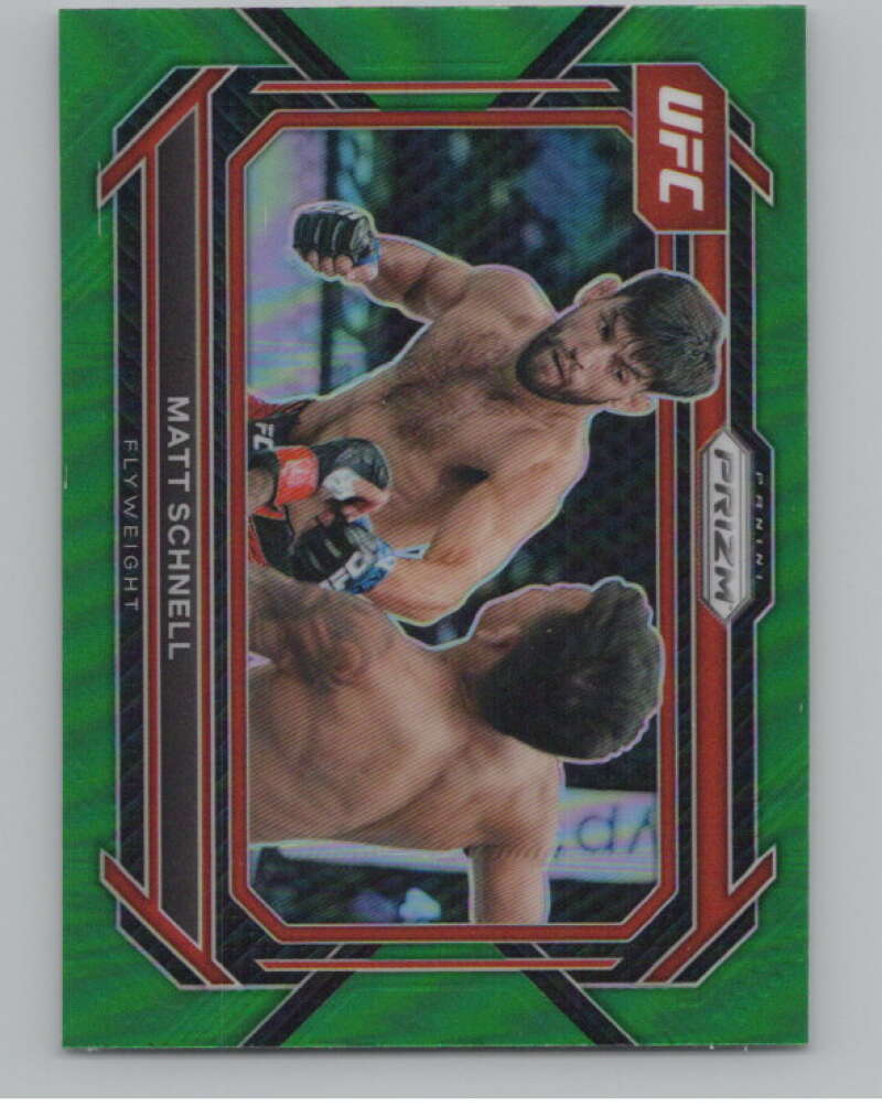 2023 Panini Prizm UFC Prizms Green #57 Matt Schnell Horizontal  V98349 Image 1