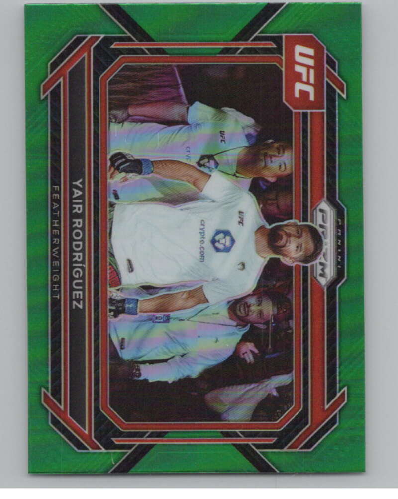 2023 Panini Prizm UFC Prizms Green #83 Yair Rodriguez Horizontal  V98351 Image 1