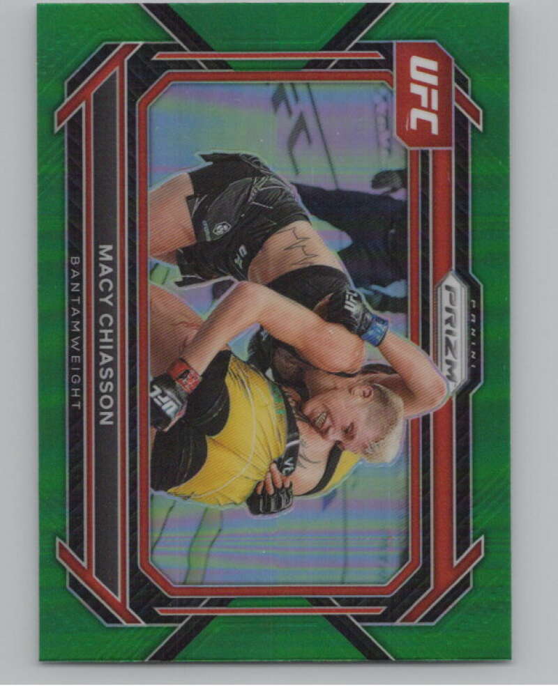2023 Panini Prizm UFC Prizms Green #85 Macy Chiasson Horizontal  V98353 Image 1
