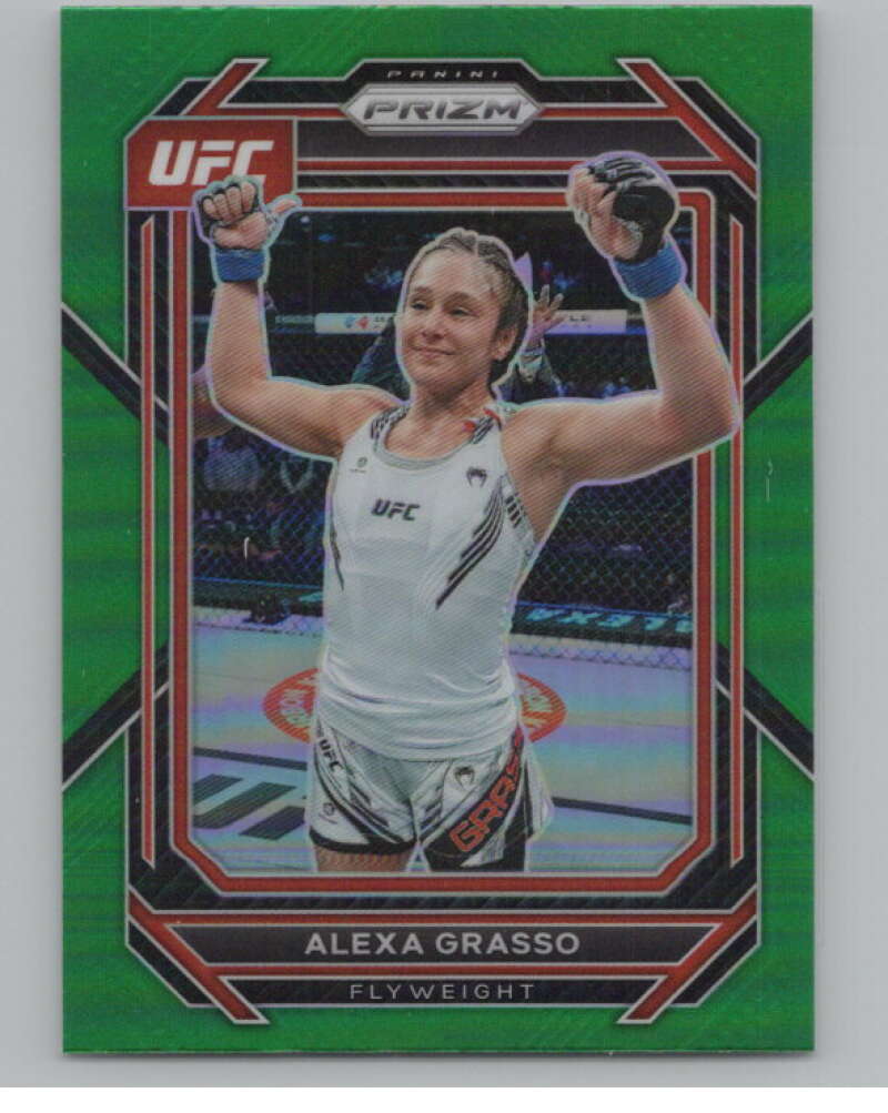 2023 Panini Prizm UFC Prizms Green #121 Alexa Grasso Vertical  V98356 Image 1