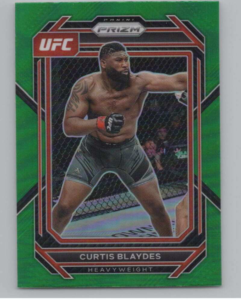 2023 Panini Prizm UFC Prizms Green #135 Curtis Blaydes Vertical  V98357 Image 1