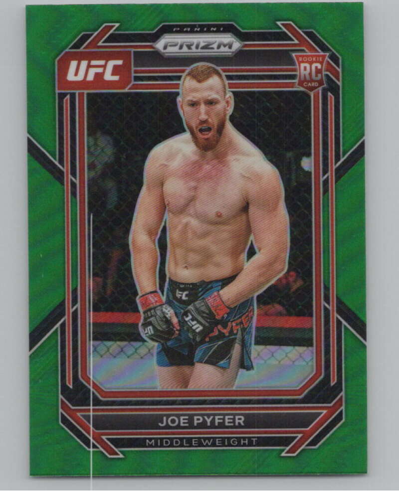 2023 Panini Prizm UFC Prizms Green #159 Joe Pyfer Vertical  V98358 Image 1