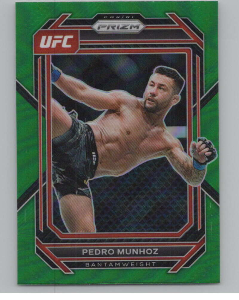 2023 Panini Prizm UFC Prizms Green #174 Pedro Munhoz Vertical   V98360 Image 1