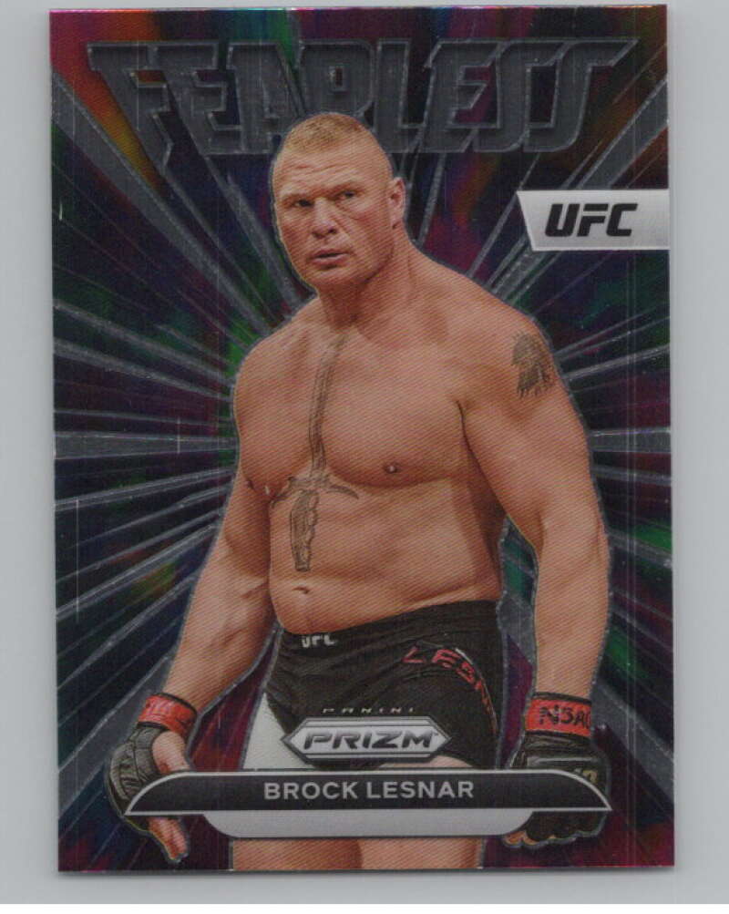 2023 Panini Prizm UFC Fearless #15 Brock Lesnar  V98371 Image 1
