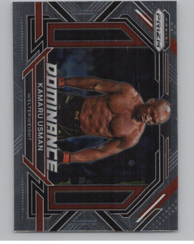 2023 Panini Prizm UFC Dominance #13 Kamaru Usman  V98376 Image 1