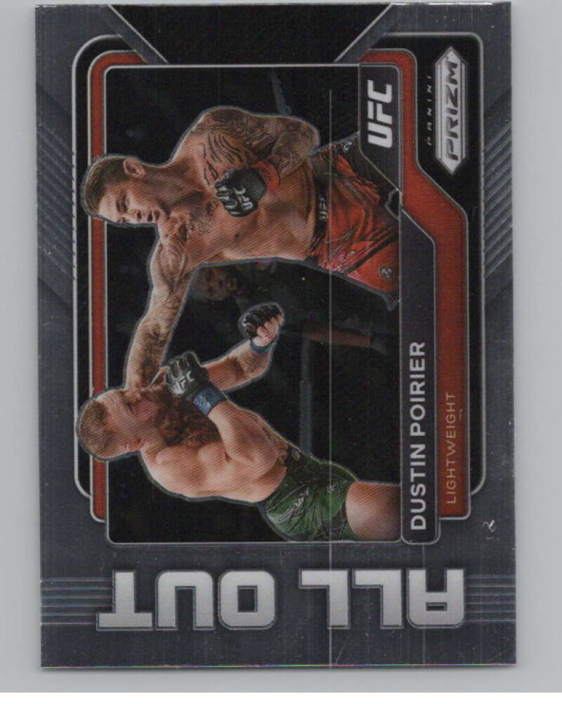 2023 Panini Prizm UFC All Out #4 Dustin Poirier   V98382 Image 1