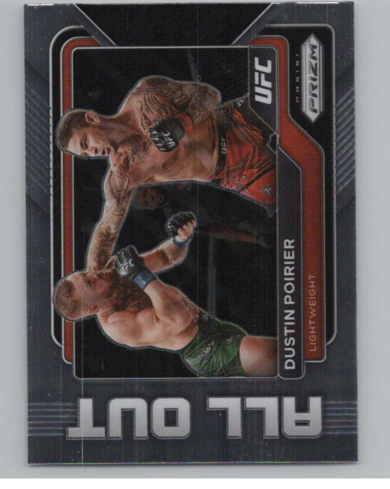 2023 Panini Prizm UFC All Out #4 Dustin Poirier   V98383 Image 1