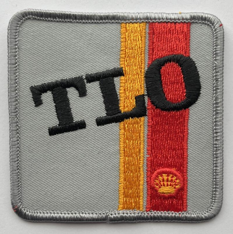 Shell Motor Oil Gas TLO Service Station Hat/Uniform Vintage Patch 3"x3" Image 1