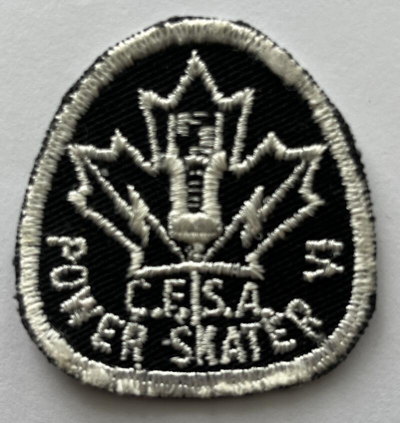 Power Skater VI Skate Canada C.F.S.A Black Patch 1.75"x2" Image 1