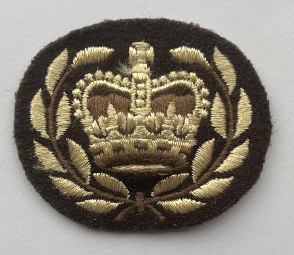 Canadian Army Warrant Officer Class Badge Vintage Patch 3"x2.2" - CM343 Image 1