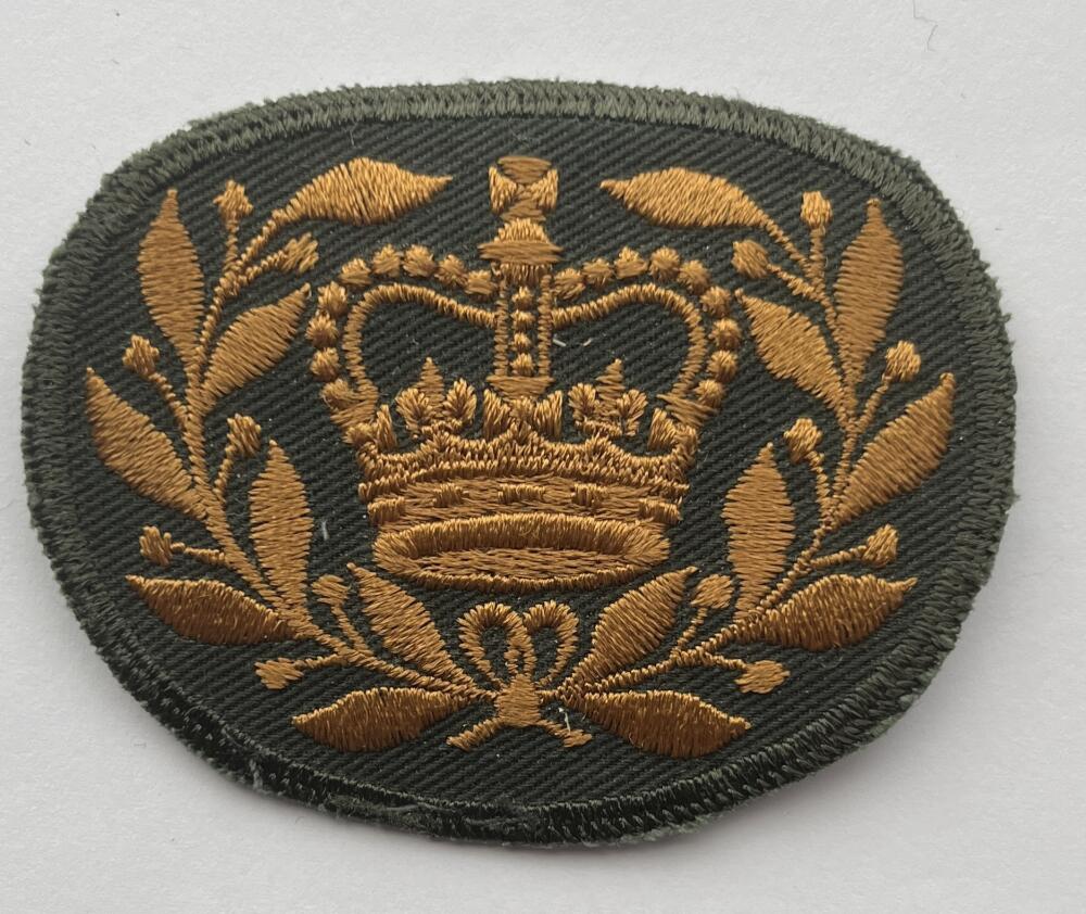 Canadian Army Warrant Officer Class Badge Vintage Patch 3"x2.2" - CM344 Image 1