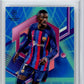 2022-23 Finest UEFA Club Blue Aqua Vaporwave #68 Ousmane Dembele 8/250 HCWG 10  Image 1