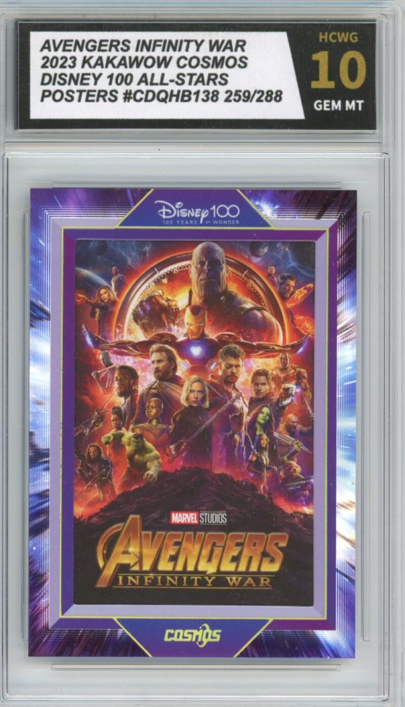 2023 Kakawow Cosmos Disney 100 All-Stars Posters Avengers 259/288 HCWG 10 Image 1