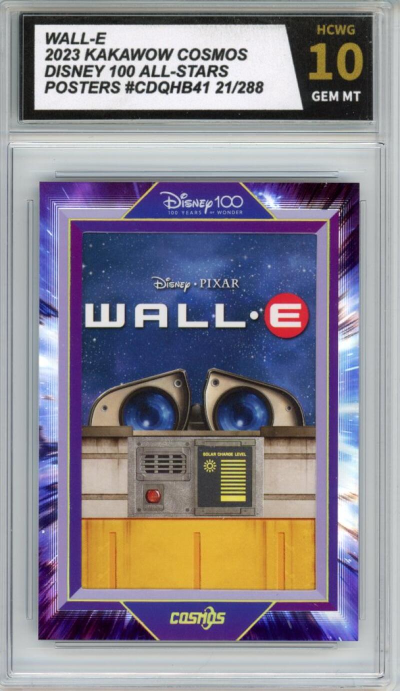 2023 Kakawow Cosmos Disney 100 All-Stars Posters Wall-E 21/288 HCWG 10 Image 1