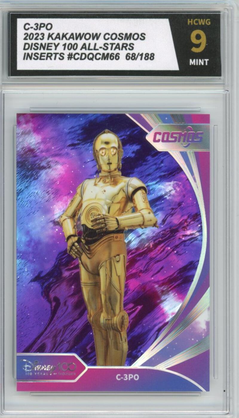 2023 Kakawow Cosmos Disney 100 All-Stars Inserts C-3PO 68/188 HCWG 9 Image 1