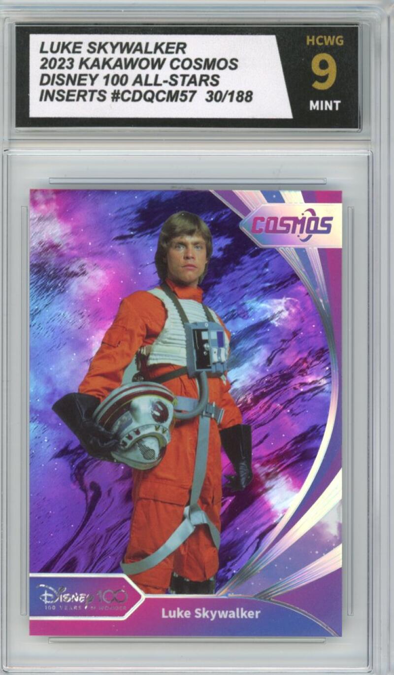 2023 Kakawow Cosmos Disney 100 All-Stars Inserts Luke Skywalker 30/188 HCWG 9 Image 1