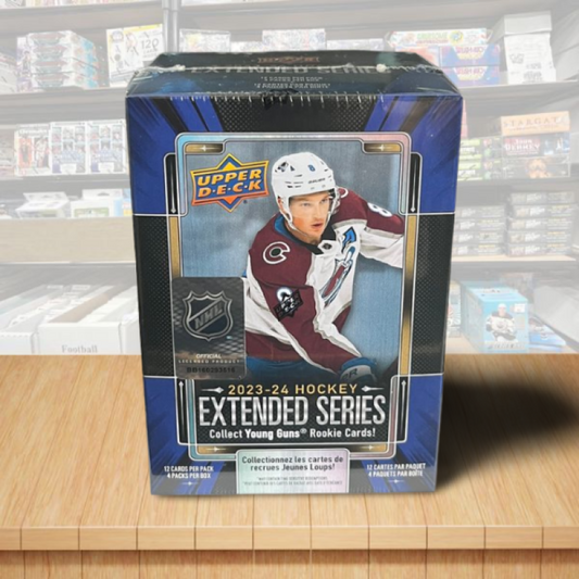 2023-24 Upper Deck Extended Hockey Blaster Box - Look for Bedard YG Rookies? Image 1