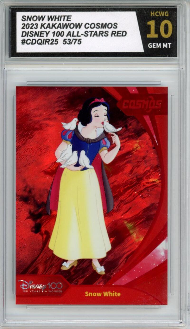 2023 Kakawow Cosmos RED Disney 100-All Stars Snow White 53/75 HCWG 10 Image 1