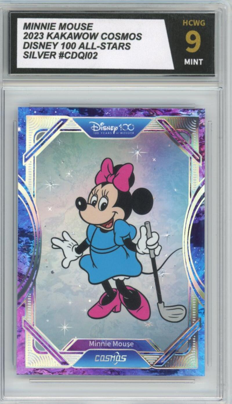 2023 Kakawow Cosmos Disney 100 All-Stars Silver #02 Minnie Mouse HCWG 9 Image 1