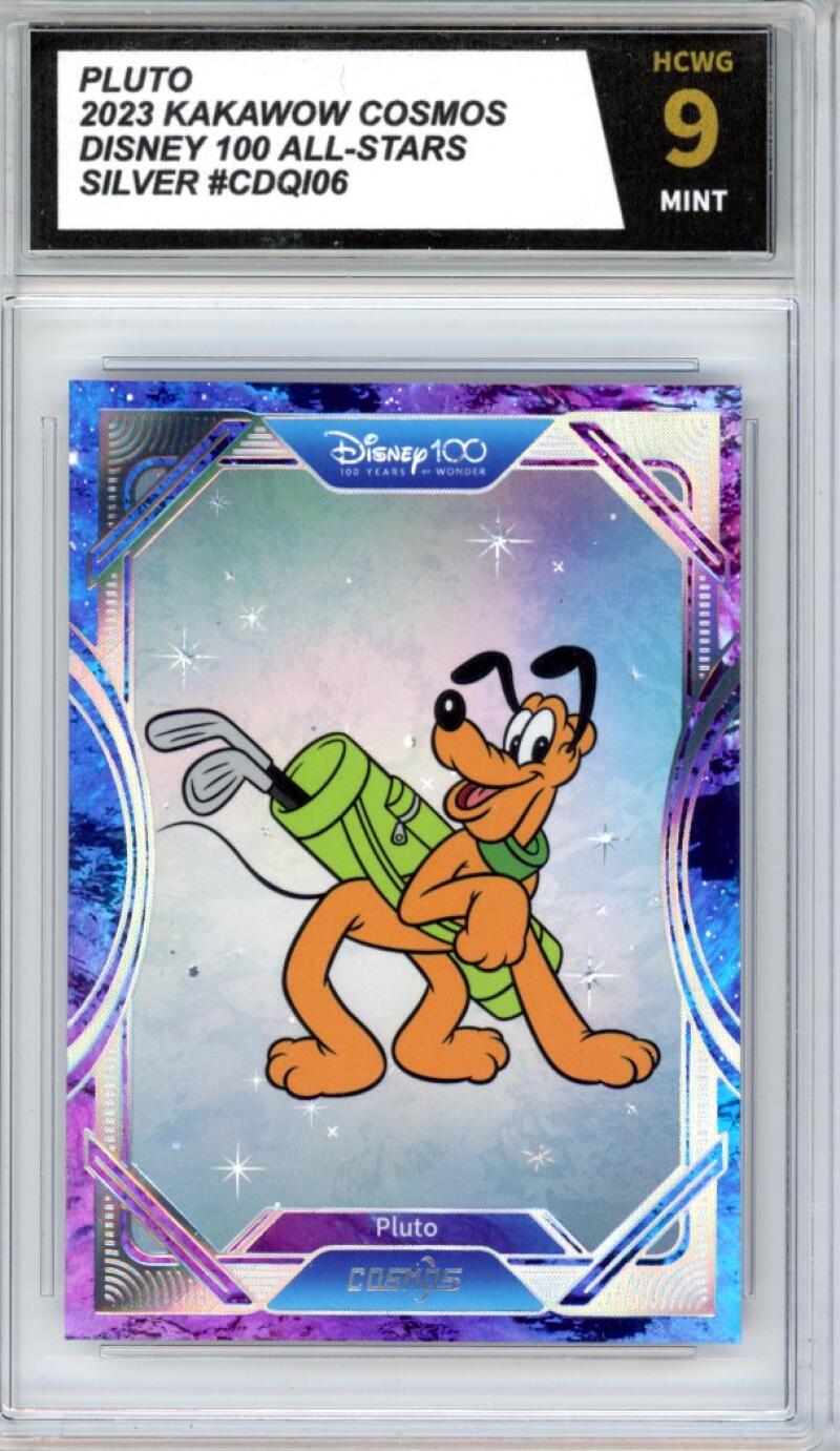 2023 Kakawow Cosmos Disney 100 All-Stars Silver #06 Pluto HCWG 9 Image 1