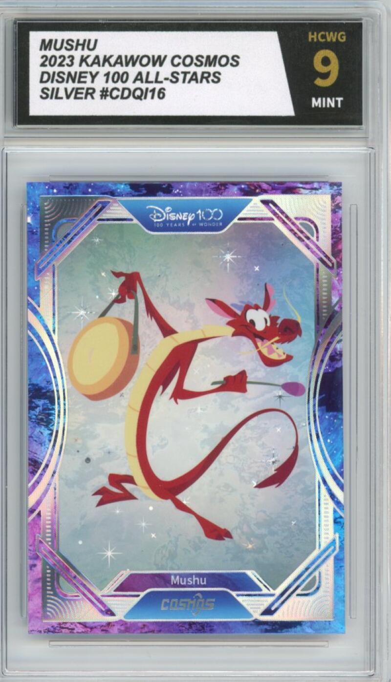 2023 Kakawow Cosmos Disney 100 All-Stars Silver #16 Mushu HCWG 9 Image 1