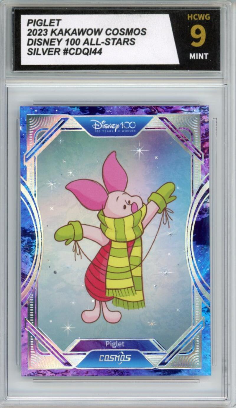 2023 Kakawow Cosmos Disney 100 All-Stars Silver #44 Piglet HCWG 9 Image 1
