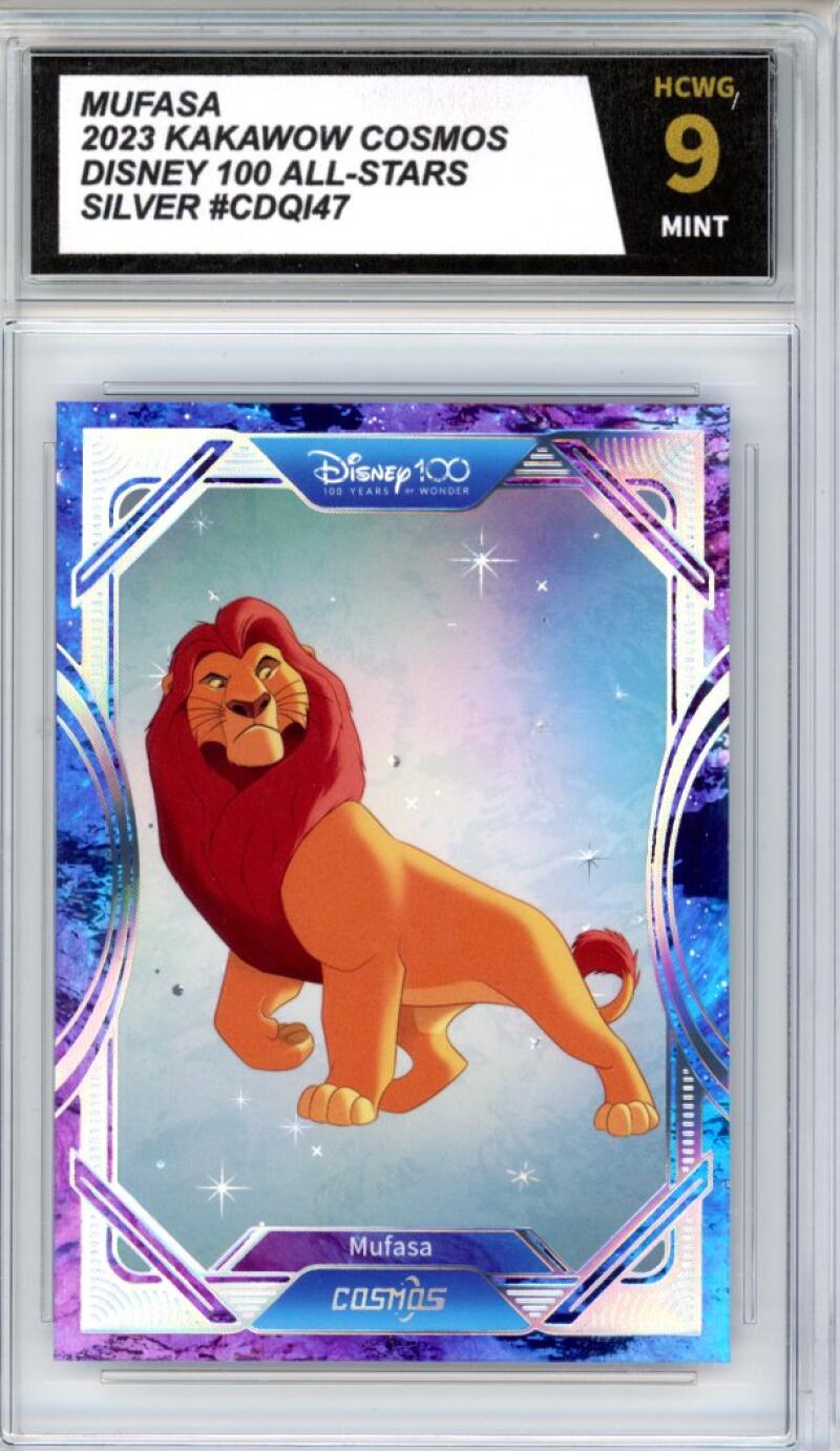 2023 Kakawow Cosmos Disney 100 All-Stars Silver #47 Mufasa HCWG 9 Image 1