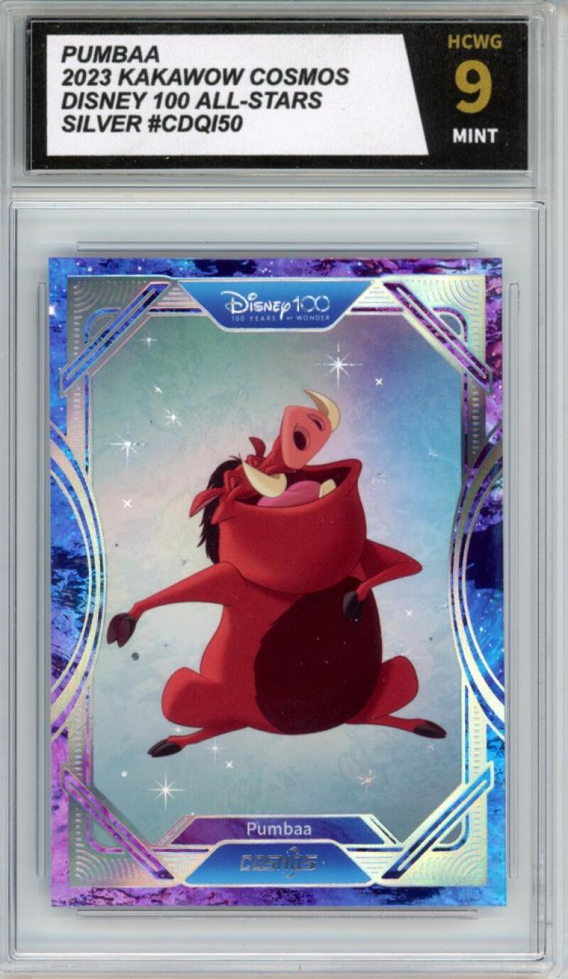2023 Kakawow Cosmos Disney 100 All-Stars Silver #50 Pumbaa HCWG 9 Image 1