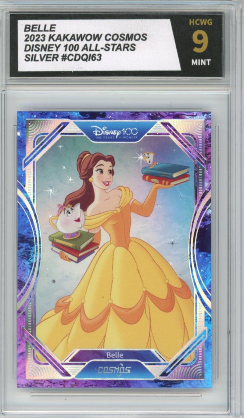 2023 Kakawow Cosmos Disney 100 All-Stars Silver #63 Belle HCWG 9 Image 1
