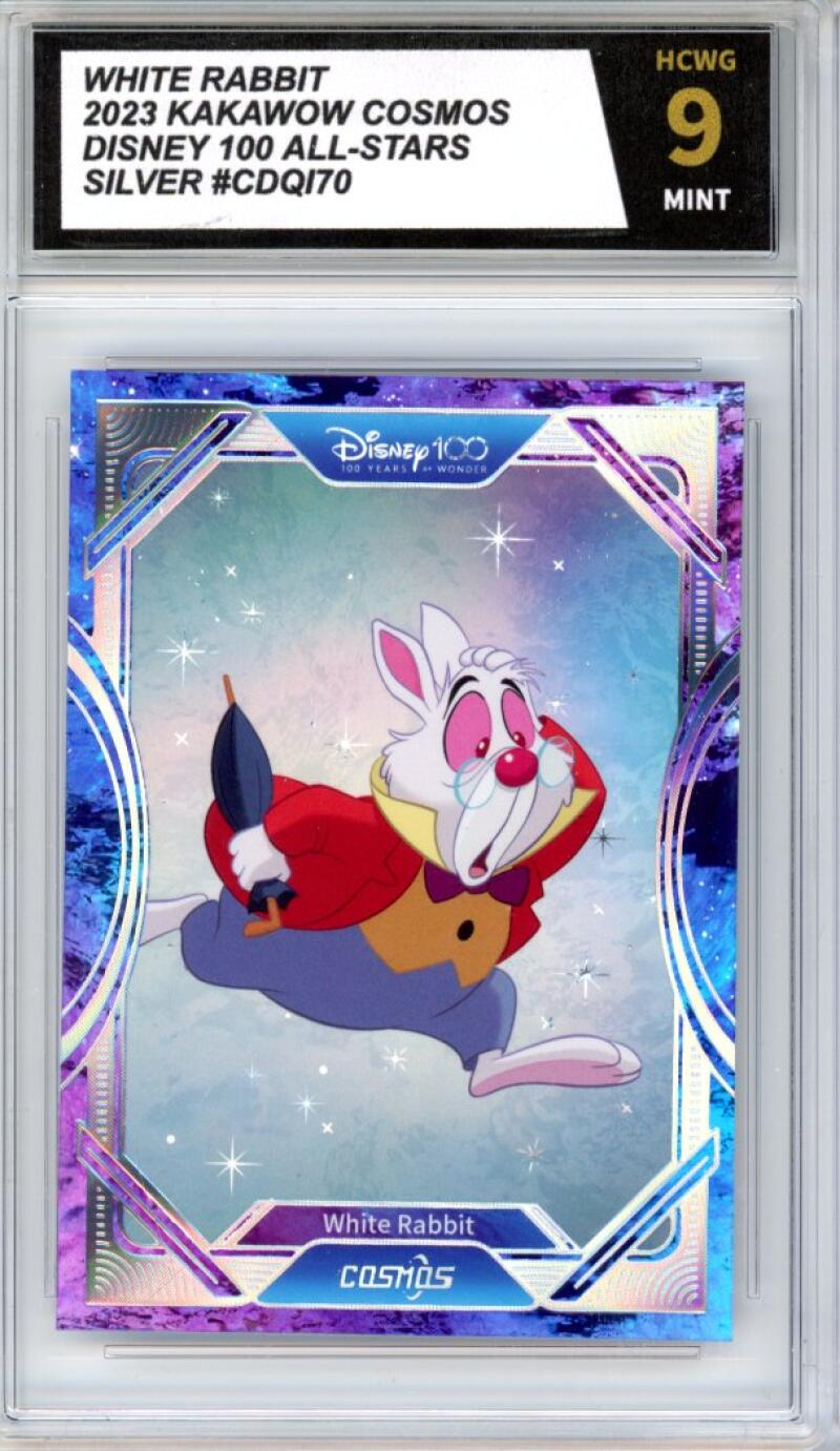 2023 Kakawow Cosmos Disney 100 All-Stars Silver #70 White Rabbit HCWG 9 Image 1