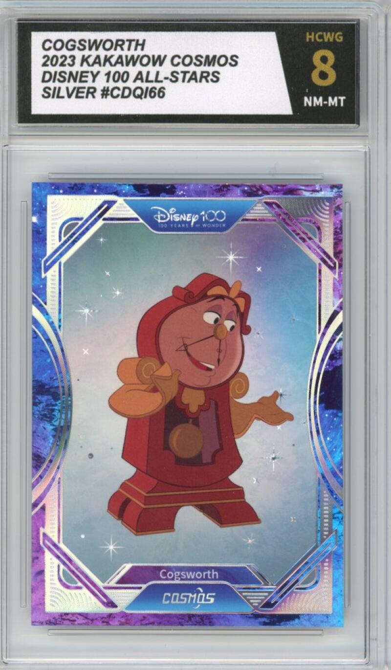 2023 Kakawow Cosmos Disney 100 All-Stars Silver #66 Cogsworth HCWG 8 Image 1