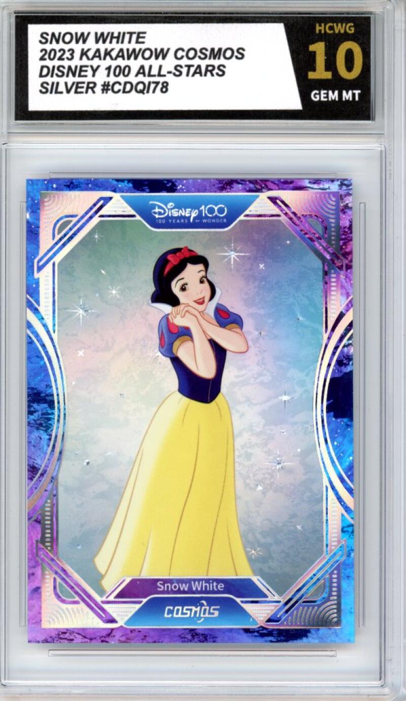 2023 Kakawow Cosmos Disney 100 All-Stars Silver #78 Snow White HCWG 10 Image 1